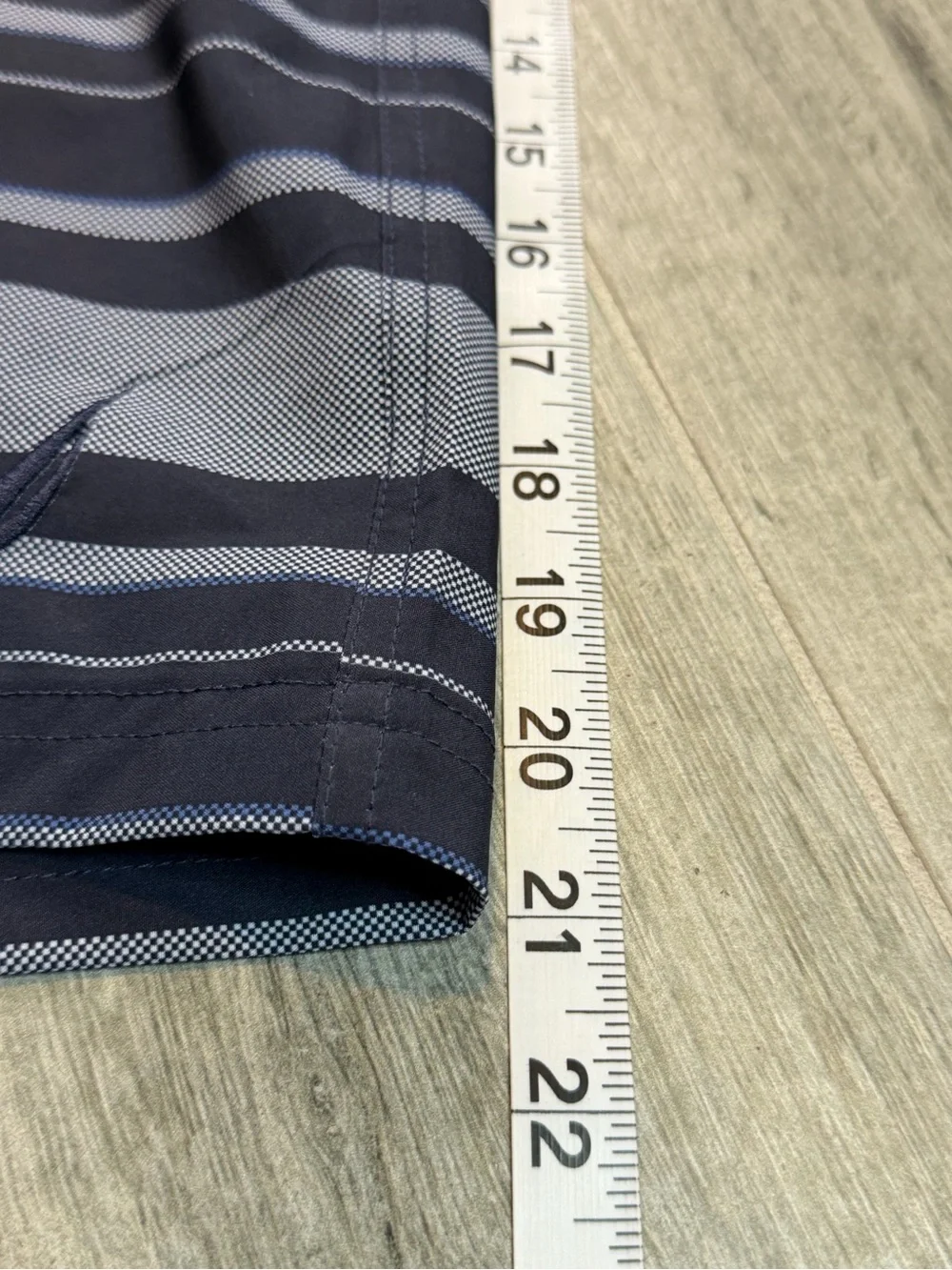 Nautica Swim Stretch Quick Dry Comfort Liner Shorts Stripes Blue Men’s XXL NWT